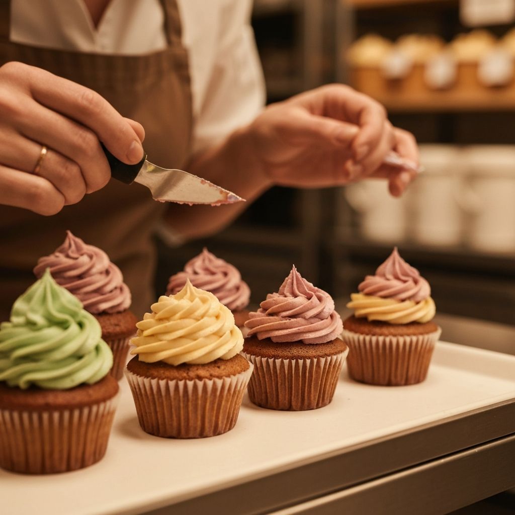 Cupcake decorating